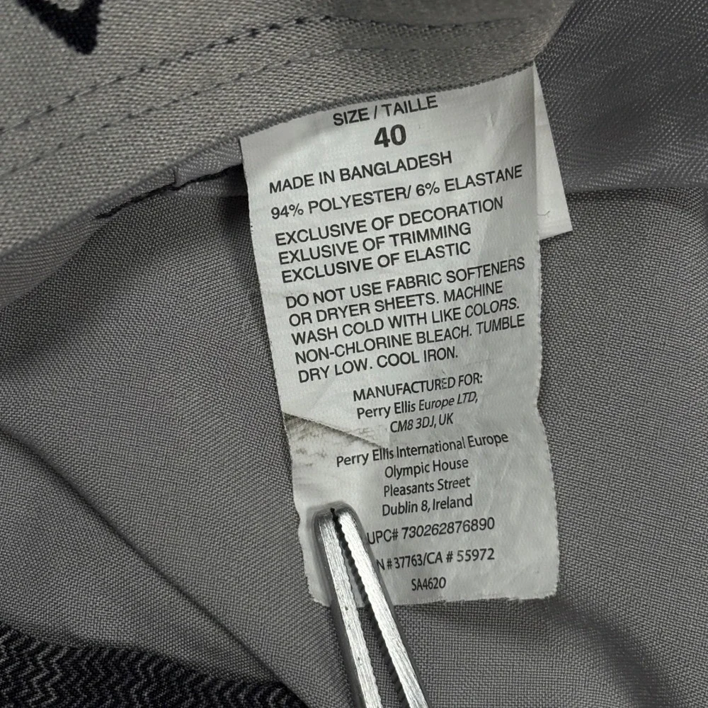 Callaway Golf Shorts Mens 40 Grey Chevron Textured Stretch Performance